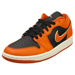 Nike Air Jordan 1 Low Se Womens Spice Black Fashion Trainers - 5 UK