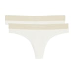 Marc O Polo Casual Thong Truser 2P Hvit bomull X-Large Dame