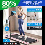 BLACK LORD Tapis de Course/Marche Électrique Maison Bureau Gym Fitness Pliable