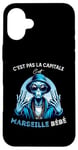 Coque pour iPhone 16 Plus C'est Marseille bébé - Cadeau Supporter Marseillais