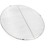 Grille Acier inoxydable Ronde 80 cm Barbecue à charbon de bois /à gaz Barbecue avec grill pivotant - 51736