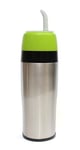 Mate Green Yerbomos 2.0 Green 350 ml pour thé Yerba Maté 350 ml ● Un accessoire portable pour yerba mate ● Fonctionne comme une bouteille isotherme avec une bouteille d'eau et maintient l'eau ● Vert