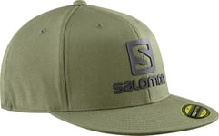 Salomon Logo Cap Flexfit Olive Night LC1535700 2021