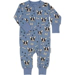 Pyjamas Bambu Bulldog Blå 62/68