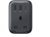 Wall Charger 30W (2Xusb/Usb C/Ac)/Uk - Eu Adapter 13A Ugreen Cd314 - Black