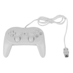 Blanche Manette De Jeu Filaire Classic Pro 1 Pièce Pour Console Wii Classic Deuxième Génération