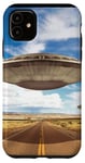 Coque pour iPhone 11 UFO FUNNY THE END IS PRECHE 51 EXTERNETTOIRES Vaisseau SPATIAL VOLANT OVNI