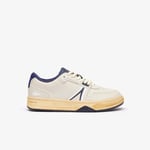 Lacoste Sneakers L001 vintage homme en cuir Taille 41 Beige/marine