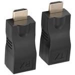 2x hdmi 30m vers RJ45 câble réseau Extender convertisseur répéteur sur CAT‑5e CAT6