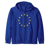 EU European Union Flag Zip Hoodie