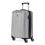 Swiss Gear 3750 Valise Rigide Extensible avec roulettes pivotantes, Argenté., 2-Piece Set (20/24), Bagage Rigide Extensible 3750 avec roulettes pivotantes