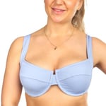 Sunseeker Rustic Sweetheart Underwire Bikini Bra Ljusblå polyamid D 42 Dam