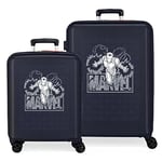 UNITED COLORS OF BENETTON Marvel Heroes Suitcase Set, One Size, Blue, One Size, Suitcase Set