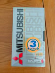 New Sealed pack of 3 MITSUBISHI VHS E-180 Video Tapes Cassettes Free UK P&P