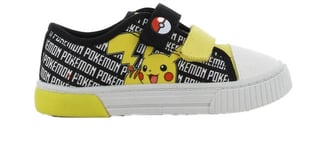 Pokémon Blinkende Sneakers, Black/Yellow, 29