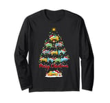 Video Game Controller Xmas Lights Video Game Christmas Tree Long Sleeve T-Shirt