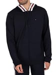 Tommy Hilfiger Men's Hoodie Ls Fz HWK Um0um01929 Heavyweight Zip Throughs, Blue (Desert Sky), S