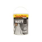 Sandtex Textured Masonry Paint Fine Brilliant white 5L Exterior Painting Stone