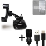 For Asus Zenfone 11 Ultra car holder + CHARGER windshiled bracket 