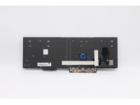 Lite-On - Erstatningstastatur for bærbar PC - med Trackpoint, UltraNav - bakbelysning - QWERTY - Engelsk - svart - for ThinkPad P15s Gen 1 20T4, 20T5