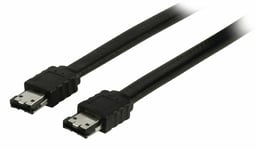 SATA 3 Gb/s Cable External eSATA Male - eSATA Male 1.00 m Black