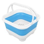 Folding Baby Bath Toy Basket Foldable Bath Toy Organizer Multifunctional With