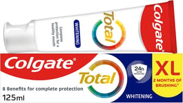 Colgate Total Whitening Fluoride Toothpaste 125ml | 125 ml (Pack of 1)