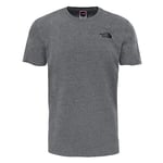 The North Face Men Red Box T-Shirt - Mid Grey, X-Small