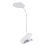 PURElite Lampe à pince rechargeable – Lampe de table et de bureau, lumière LED flexible, col réglable et pince inclus, ampoules à lumière naturelle pour la lecture, la couture, l'artisanat