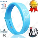 Td® Bracelet Intelligent Connectée Sport Fréquence Cardiaque Montre Smart Horloge Électrique Horaire Couleurs Multifonction Heures