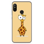 Housse En Gel TPU Pour XIAOMI REDMI 6 PRO / Mi A2 LITE Design JIRAFA Dessins