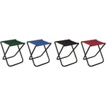 Tabouret pliant butterfly camping en acier et tissu 34x32xH40 cm - 1 pièce