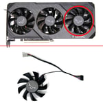 Ventilateur de refroidissement TUF Gaming Bery Jas5700,jas5700XT pour ASUS TUF Gaming Bery RX 5700 XT RX 5700 XT,sur mesure,T128015BU,08015S12HH,75mm - Type 7PIN