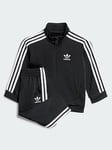 adidas Originals Adicolor Firebird Track Suit Kids, Black, Size 0-3 Months