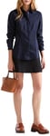 United Colors of Benetton Women's Shirt 5awrdq03b, Dark Blue 016, L