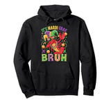 It's Mardi Gras Bruh Dabbing Crawfish Carnival Kid Toddlers Pullover Hoodie