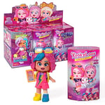 KOOKYLOOS Glitter Glam series – Box with 6 collectible dolls each with 3 different faces. Comes with fashion accessories, clothing, shoes and toys. Version B