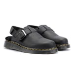 Dr. Martens Jorge Ii Fur Lined Leather Black Sandals