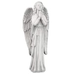 Grande statue ange priant pour jardin Design Toscano KY30578., M