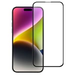 Heltäckande Härdat Glas Skärmskydd iPhone 16 Pro Max Svart