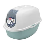 Toilette pour Chat 54cm, Bleu Marine - Taille : L-Longueur 54,1 / W Profondeur 40 / H Hauteur 41 cm, P-CATLIFEECO-BL