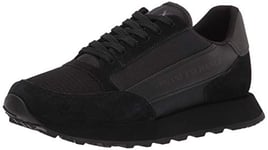 AX Armani Exchange Homme Sneaker Baskets, Schwarz, 39.5 EU