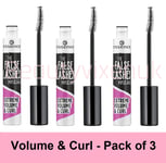 Essence The False Lashes Mascara, Extreme Volume & Curl x3 PACK OF 3