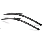 LYSHUI Car Soft Rubber Windcreen Wipers Blades,For SMART Fortwo W451/A453 2007 2008 2009 2010 2011 2012 2013 2014 2015 2016 2017