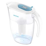 Cecotec Pichet Purificateur d'eau H2ONature 2400 Active. Filtre à quatre couches, indicateur LCD, capacité maximale 2,4 L sans filtre, couvercle amovible, avec 3 filtres