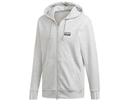Adidas Vocal FZ Hoody Sweat-Shirt Homme, Light Grey Heather, FR : XS (Taille Fabricant : XS)