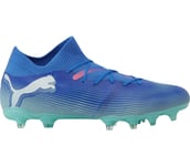 Future 7 Match FG/AG W fotbollsskor Dam Bluemazing-PUMA White-Electric Peppermint 6.5