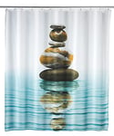 WENKO "Meditation Shower Curtain, Multi-Colour, 180 x 200 cm