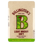 Billington's Light Brown Soft Natural Unrefined Cane Sugar, 1 kg, Pack of 10