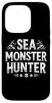 Coque pour iPhone 14 Pro Citation amusante de plongée Sea Monster Hunter